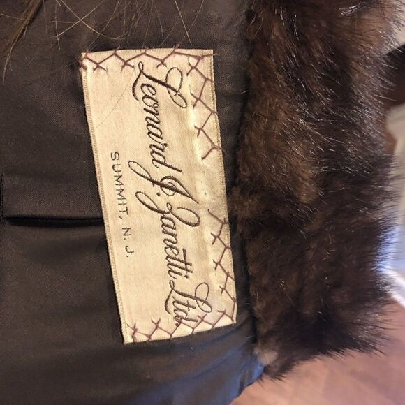 Stylish Soft Vintage Dark Brown Mink Coat - Picture 5 of 12